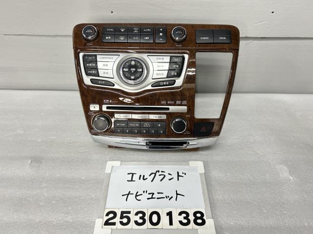 エルグランド ME51 純正 マルチ ナビユニット ACスイッチ 操作パネル 25915 WB33A NAU-3424K E51 後期 281A2-WL600 1A1 016015拍卖