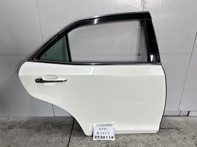 クラウン AWS210 右リアドア ガラス トリム付 パネル部凹み無し ロイヤルサルーン 062 67003-30661 1I1 016046拍卖