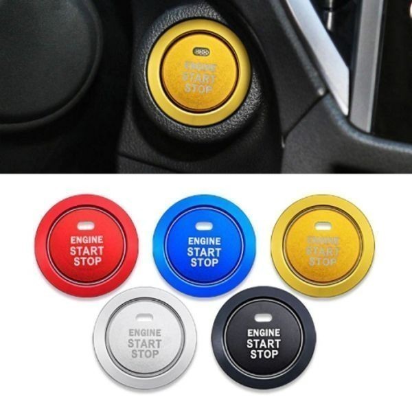 トヨタ スバル ダイハツ エンジン スタートボタン リング シルバー スターター ボタン プッシュ スタート ストップ拍卖