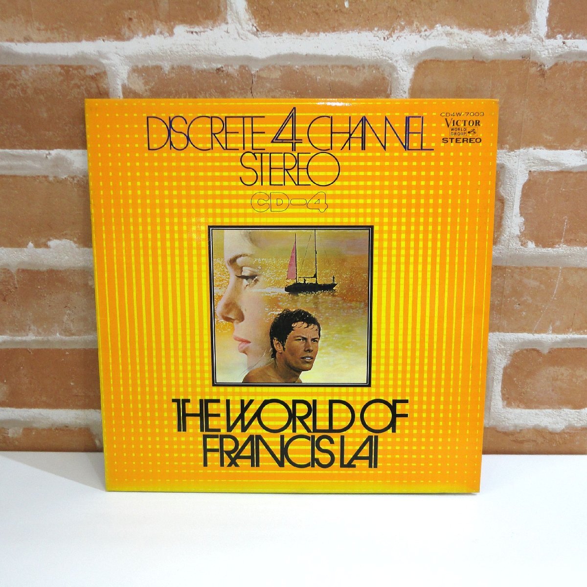 7757 盤面美品 レコード LP フランシスレイ映画音楽のすべて CD4W-7003 フィルムスタジオオーケストラ Victor ビクター拍卖