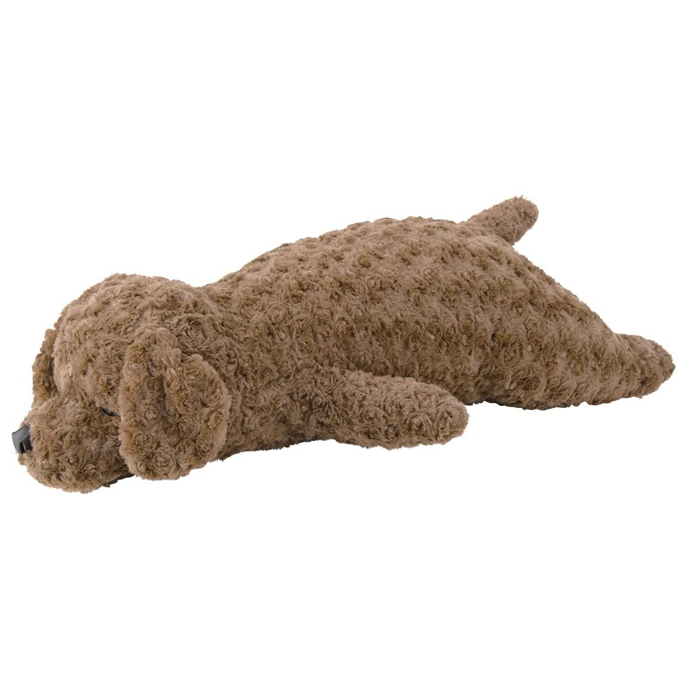 LIV HEART りぶはあと(Livheart) 抱き枕 コットン ねむねむアニマルズ トイプードルのショコラ ブラウン Lサイズ(約70cm拍卖