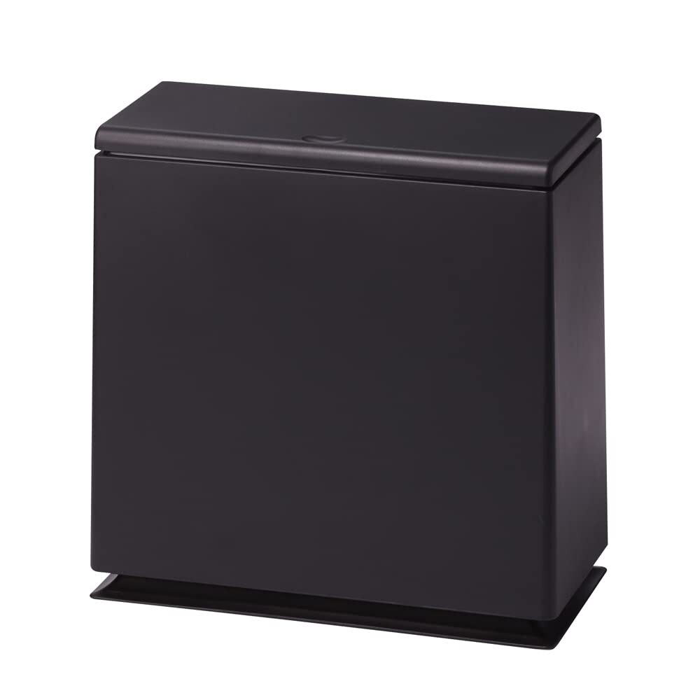 ideaco(イデアコ) ゴミ箱 フタ付き ブラック 8.5L TUBELOR kitchen flap(チューブラー キッチンフラップ)拍卖
