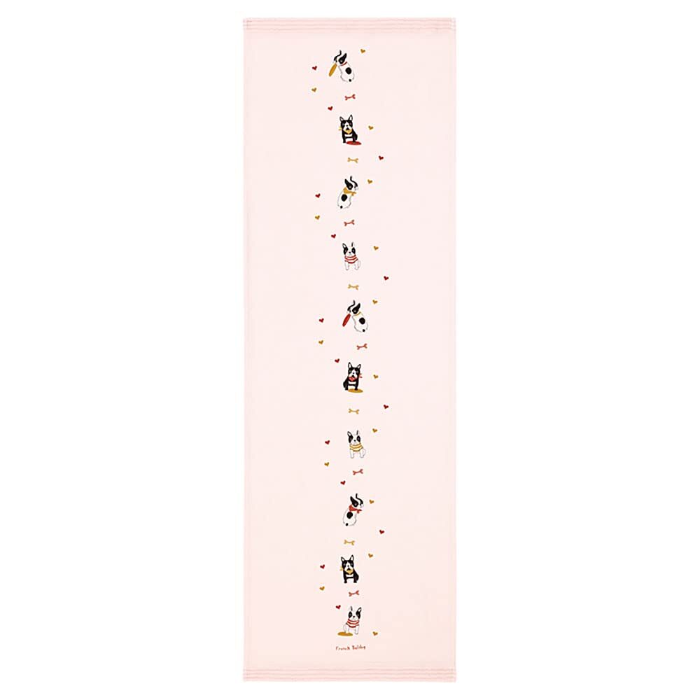 コンテックス 今治タオル フェイスタオル 手ぬぐい 布ごよみ はごろもガーゼ ブヒ ピンク 約33×95cm拍卖