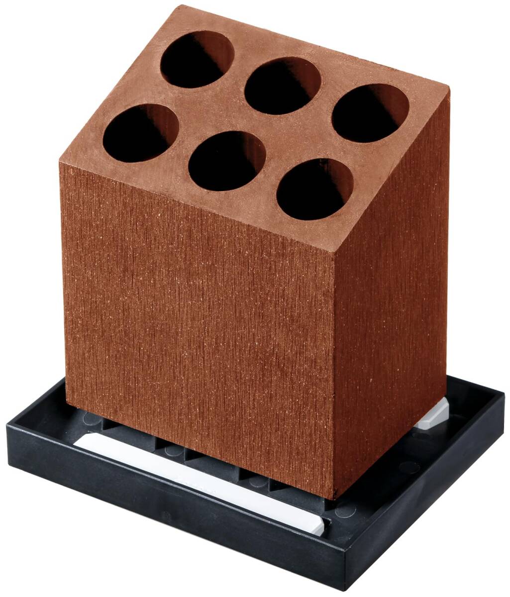 アネスティ 傘立て ブラウン 6本立 約縦16×横12.5×高さ17cm カラリ 珪藻土 内臓 アンブレラスタンド 斜め HO1959拍卖