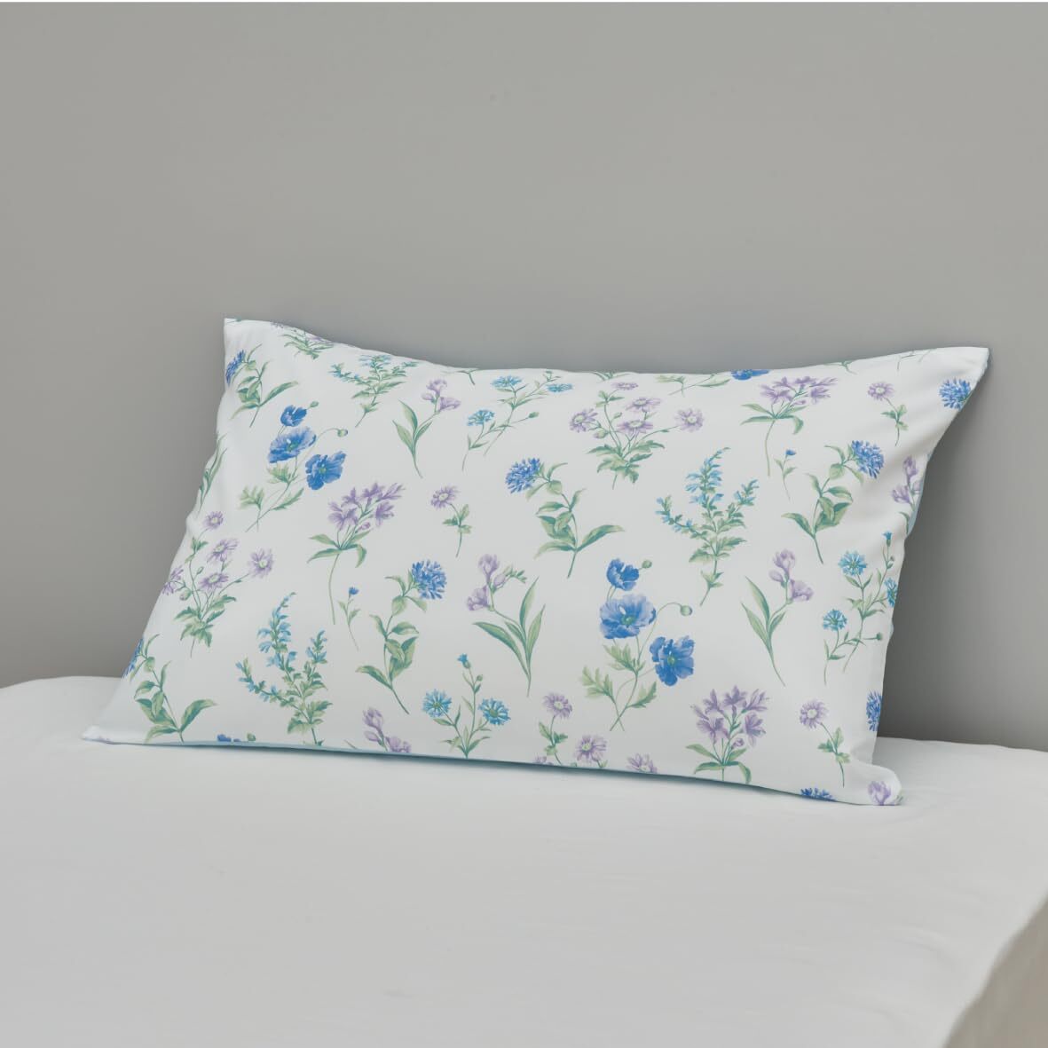 nishikawa【西川】 枕カバー 65X45cm 洗える 枕がズレにくくなる加 ファスナータイプ 花柄 カバーリングスタジオ CT4005拍卖