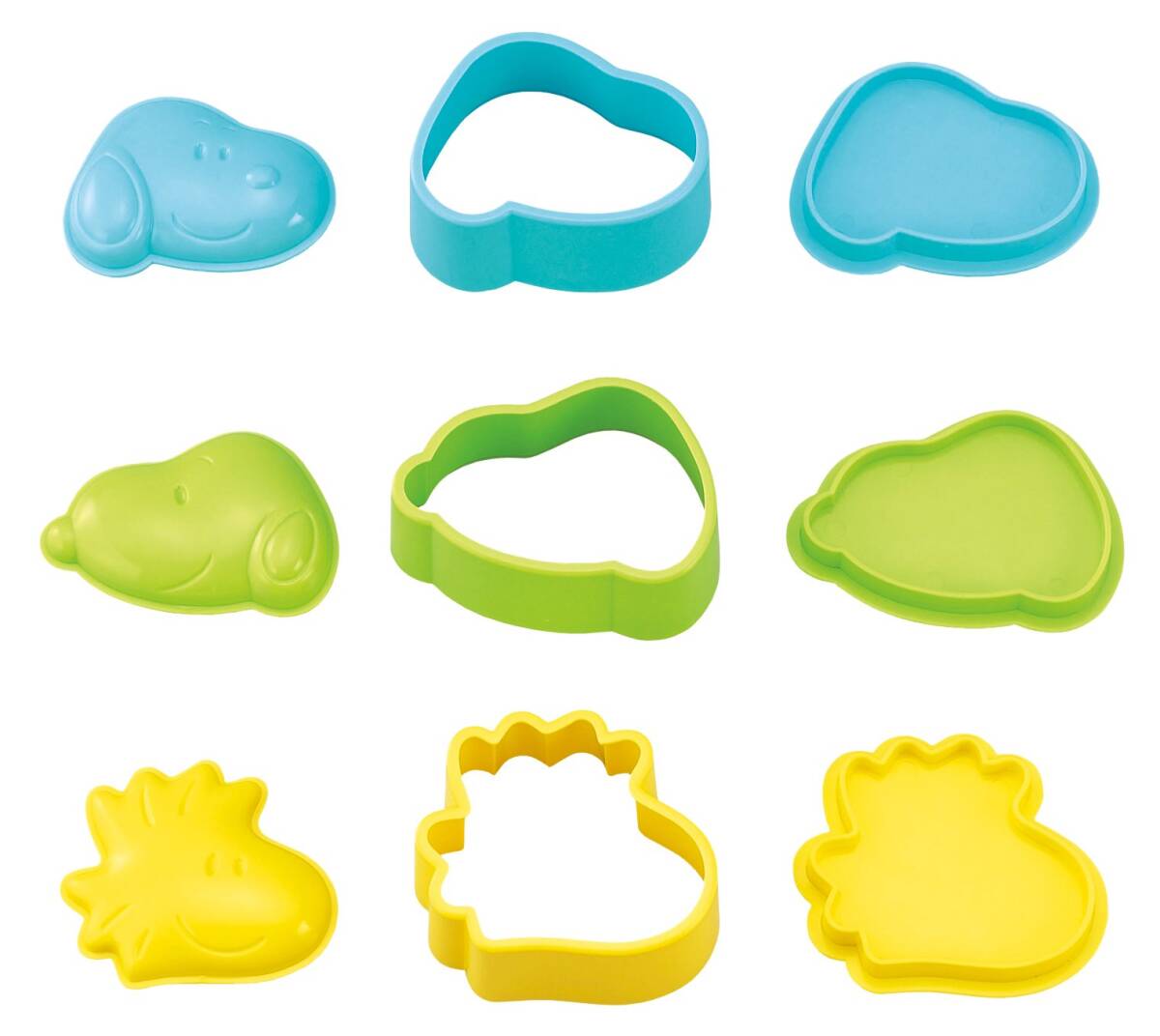 OSK(オーエスケー) 抜き型 スヌーピー&ウッドストック おにぎり押し型 3個セット 日本製 弁当箱 ランチボックス用 おしゃれ かわいい 調拍卖