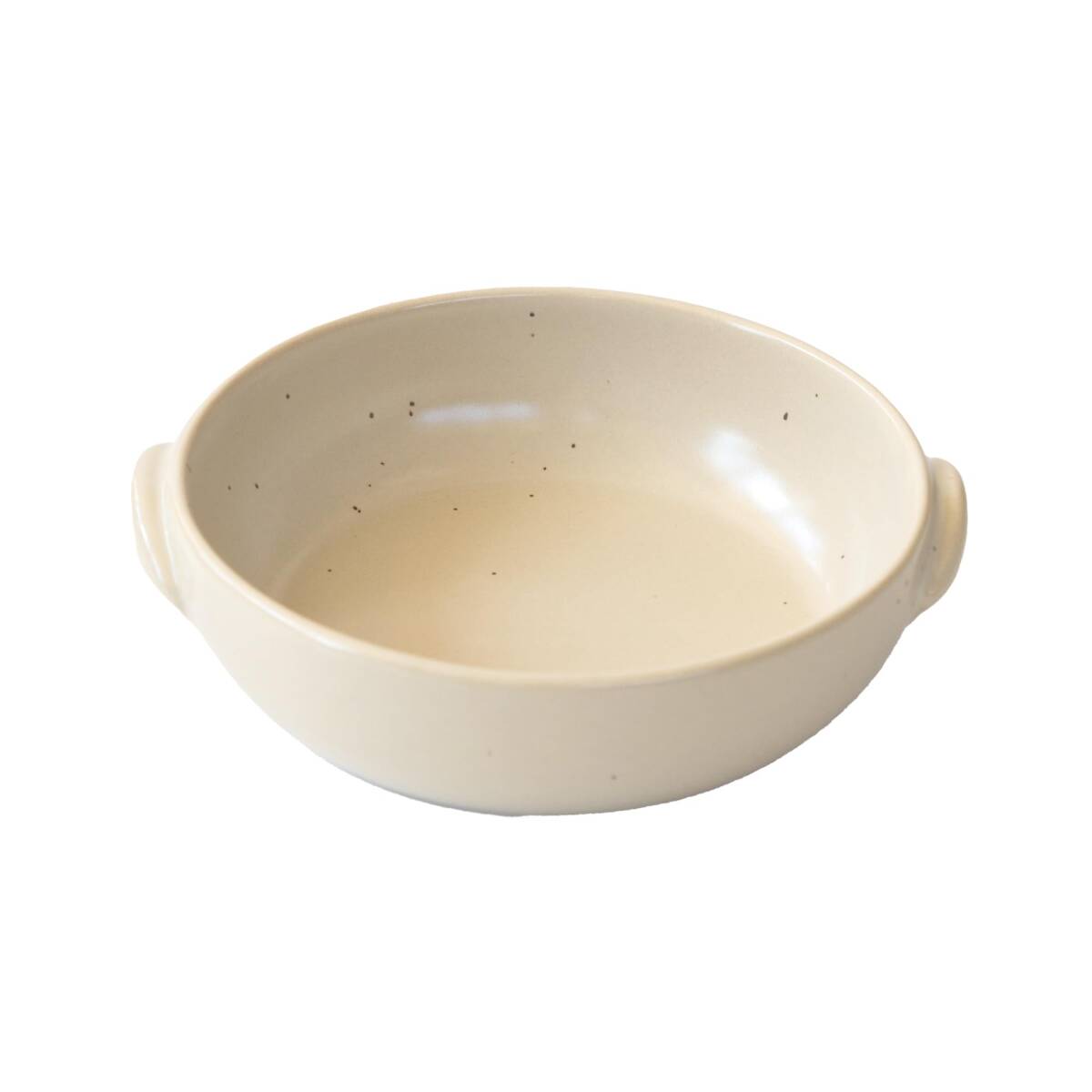 萬古焼 グラタン皿 一人用 直径約22cm 耐熱 陶器 オーブン対応 直火可 電子レンジ 食洗器対応 ベージュ 日本製拍卖