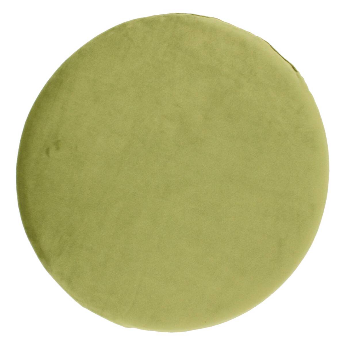 メリーナイト クッション 低反発丸形クッション 「もちとろん」 オリーブグリーン 直径約40cm チェアパッド シート ウレタンリビング 椅子拍卖