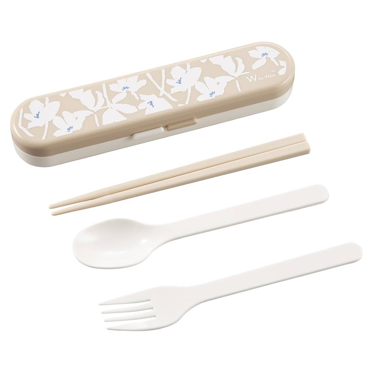 【2024】Wpc. Patterns カトラリーセット クロッカスベージュ 箸 フォーク スプーン 3点セット レディース お弁当 ランチ お拍卖