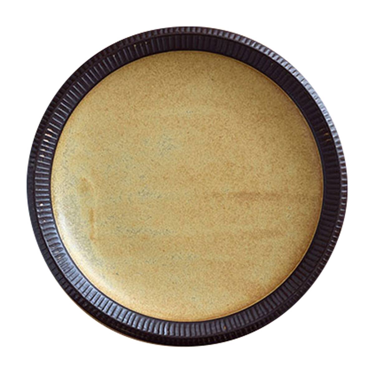 EAST table(イーストテーブル) 大皿 24.2cm 渕十草 イエロー デリスタイル minoruba 日本製 レンジ対応 食洗機対応拍卖