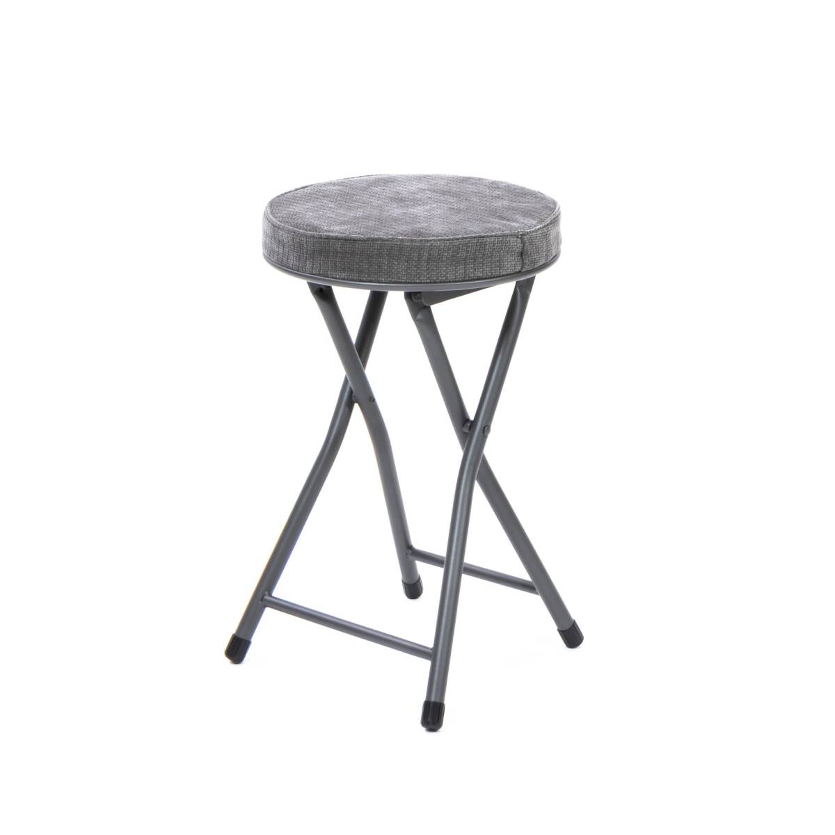 武田コーポレーション【チェア・リビング・椅子・パイプ椅子】ダークグレー 30×30×49cm フォールディングクッションチェア T3-OC50D拍卖