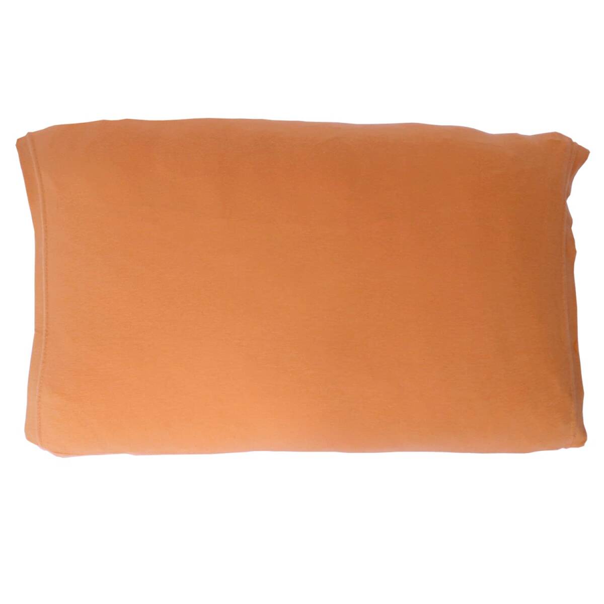 メリーナイト 枕カバー のびのびタイプ オレンジ 約32×52cm 筒型 綿ニット素材 ピタッと装着 いろいろな枕にフィット 洗える オールシー拍卖