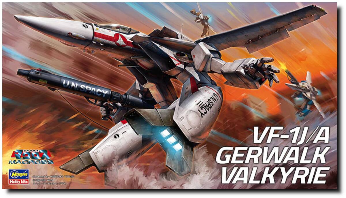 ハセガワ 超時空要塞マクロス VF-1J/Aガウォークバルキリー 1/72スケール プラモデル 25拍卖