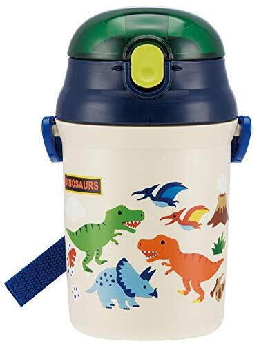 スケーター (skater) シリコン ストローボトル プラスチック 水筒 ディノサウルス 340ml SST3H拍卖