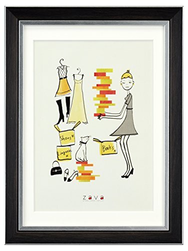 万丈 VANJOH フォトフレーム クラシック A4&B5 B5サイズ対応マット台紙付き PFC-A4B5-DBR ダークブラウン拍卖