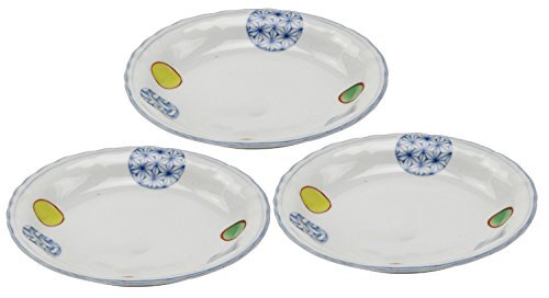 美濃焼 5.0皿 3枚セット 錦丸紋 139278(3)拍卖