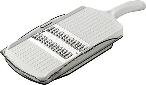 高儀(Takagi) 兼定 ベジカット ステンレス 千切り スライサー そのままおろせる容器付 スライス 千切り 食洗器対応 持ちやすいハンドル拍卖