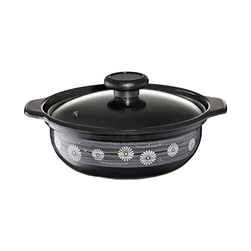 高木金属工業(Takagi Metal) 両手鍋 洗いやすい 卓上鍋 ホーロー IH対応 18cm あじわい鍋 土鍋風 弥生 HA-Y18N拍卖