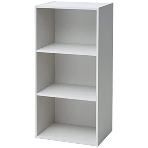 山善 カラーボックス 幅42×奥行29×高さ88.5cm 3段 組立品 ジョイホワイト GCB-3(JW)拍卖