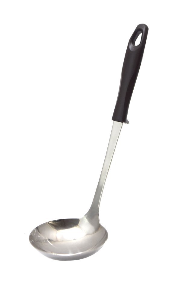 高儀(Takagi) ステンレス お玉 大 ダークブラウン 全長27.5cm ハンドフィット スープなどの料理に 手にフィットするハンドル 食洗拍卖