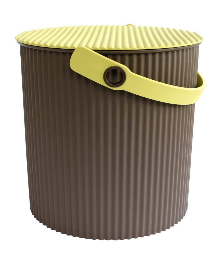 八幡化成 フタ付きバケツ オムニウッティ ブラウン L 10L sceltevie omnioutil スカンジナビアン 228332拍卖