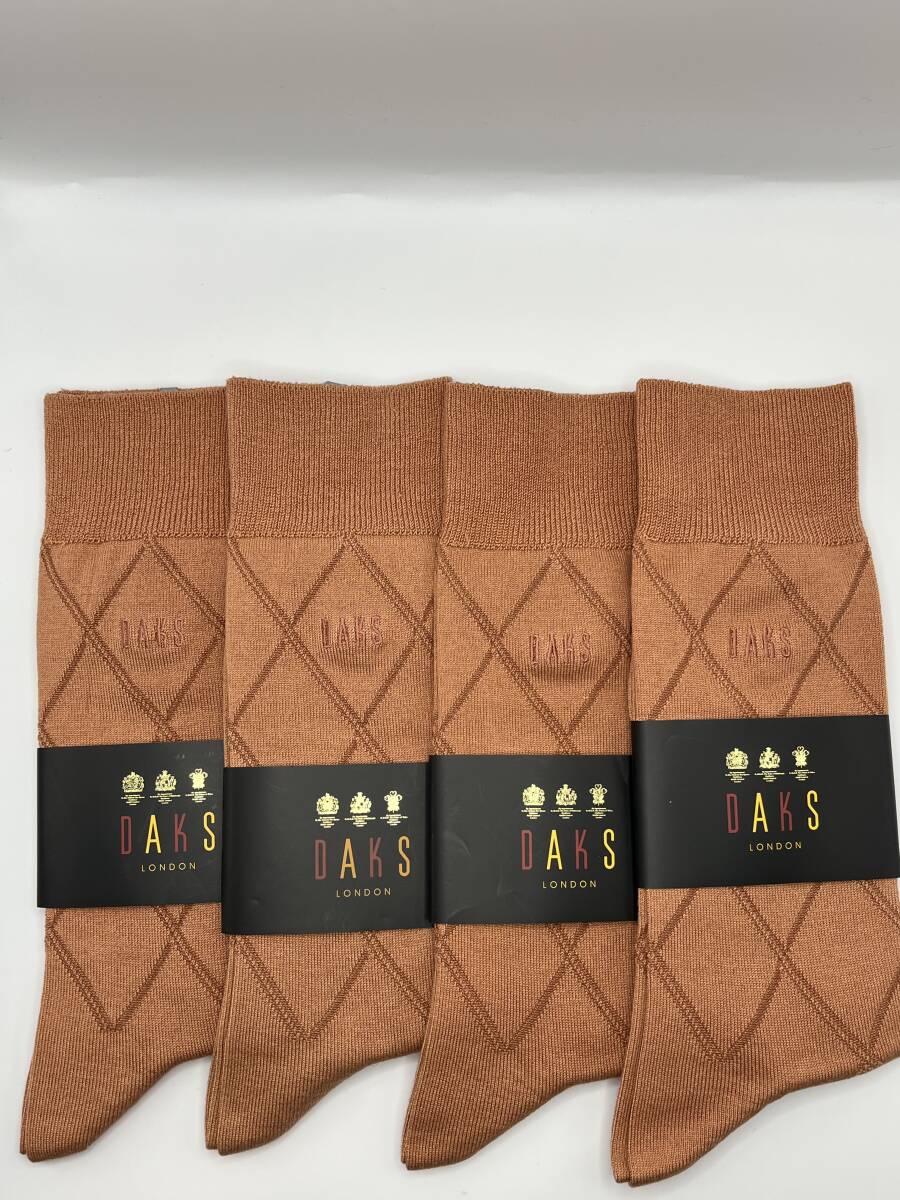 ★新品★ DAKS ダックス メンズ ソックス 4足セット 24~26cm ①拍卖
