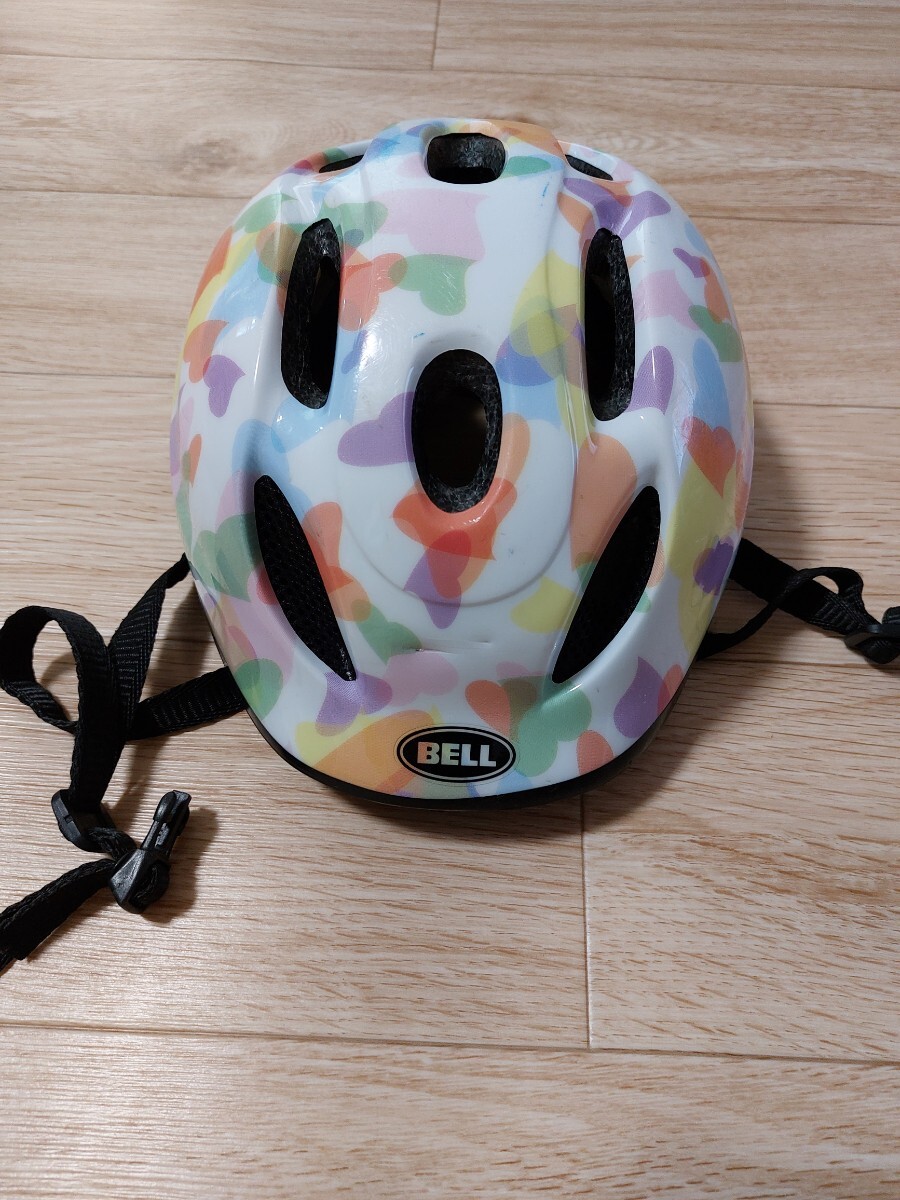 BELL 子ども用ヘルメット カラフルハート柄拍卖