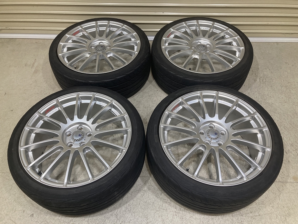 RAYS gram LIGHTS 57XV 18インチ 7.5J +50 PCD100 5H 4本 レイズ グラムライツ インプレッサ プリウス BRZ 86 等 (P1703)拍卖