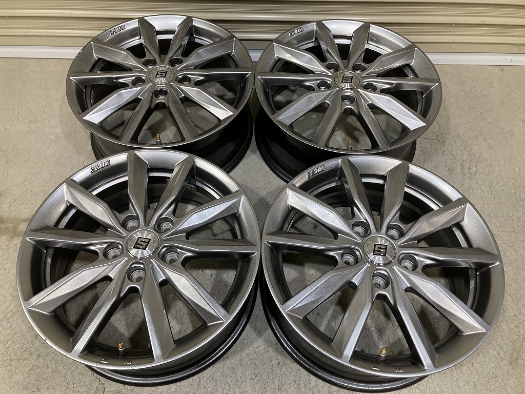 SEIN 16インチ 6.5J +53 PCD114.3 5H 4本セット ステップワゴン 等 (S1566)拍卖