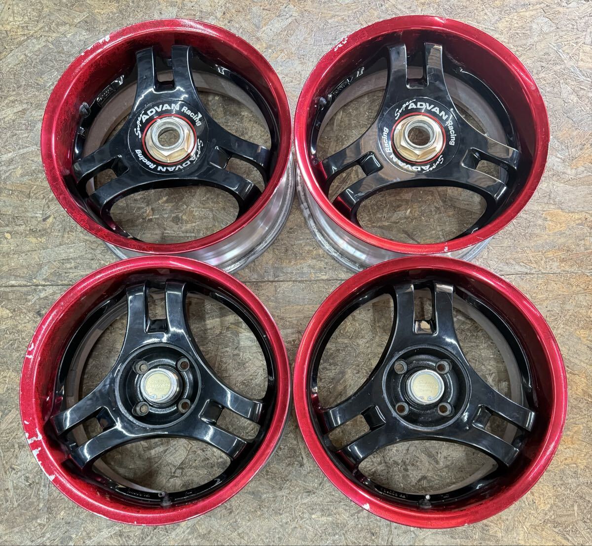 【希少!】スーパーアドバン SA3R 16インチ 7J+35 PCD100 4穴 4H ロードスター フィット ヴィッツ キューブ シビック MR-S 絶版 当時物拍卖