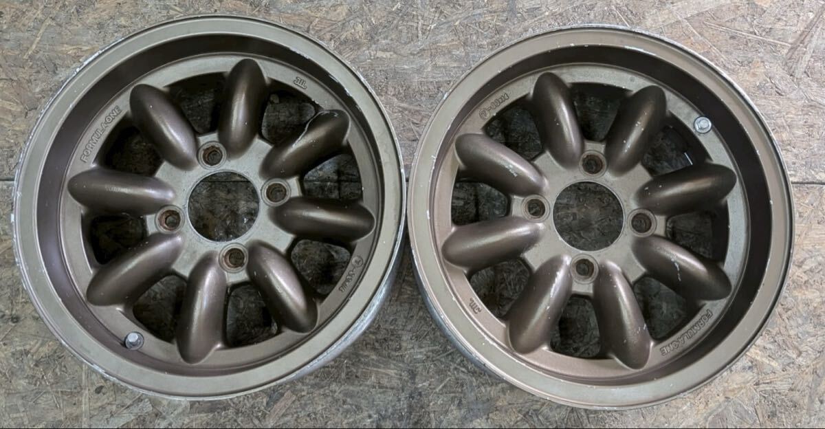 【希少!】PANASPORTS パナスポーツ 14インチ 7J+25 PCD114.3 4穴 4H 当時物 絶版 AE86 旧車 カプチーノ拍卖