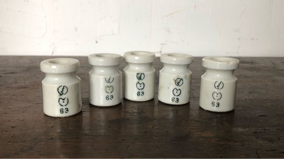 昭和レトロ 碍子/陶器製/照明/古民家/照明器具/古道具/ビンテージ/アンティーク拍卖