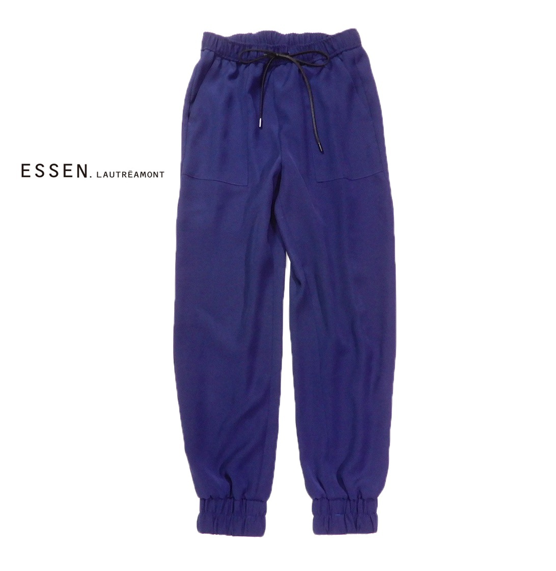 エッセン ロートレアモン ESSSEN LAUTREAMONT キレイ色 ジョガー パンツ 36拍卖