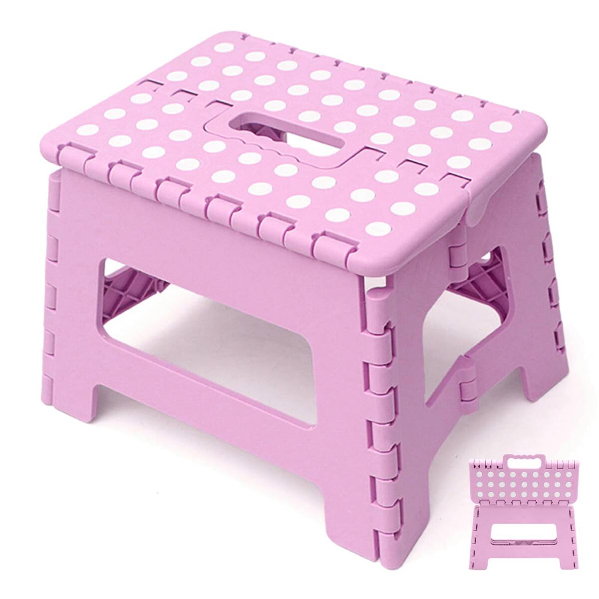 DPEAN 踏み台 折り畳み 脚立 折りたたみ ステップ台 足台 トイトレ スツール収納 ステップ 室内 ミニ脚立 台座 折り畳みチェア 踏み台拍卖