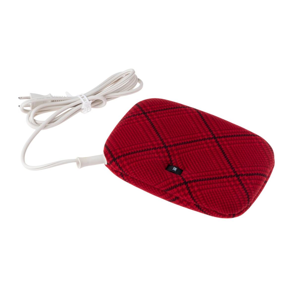 広電(KODEN) 電気あんか 平形 16cm×23cm×5cm 赤グレンチェック レトロ 温度調節 省エネ コンパクト VWH602H-AC拍卖