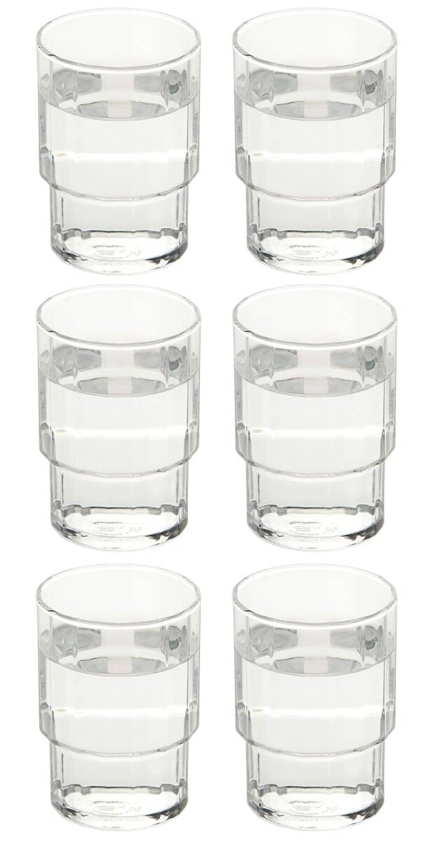 東洋佐々木ガラス タンブラーグラス HSスタックタンブラー タンブラー 240ml 6個セット 日本製 食洗機対応 割れにくい ガラスコップ グ拍卖