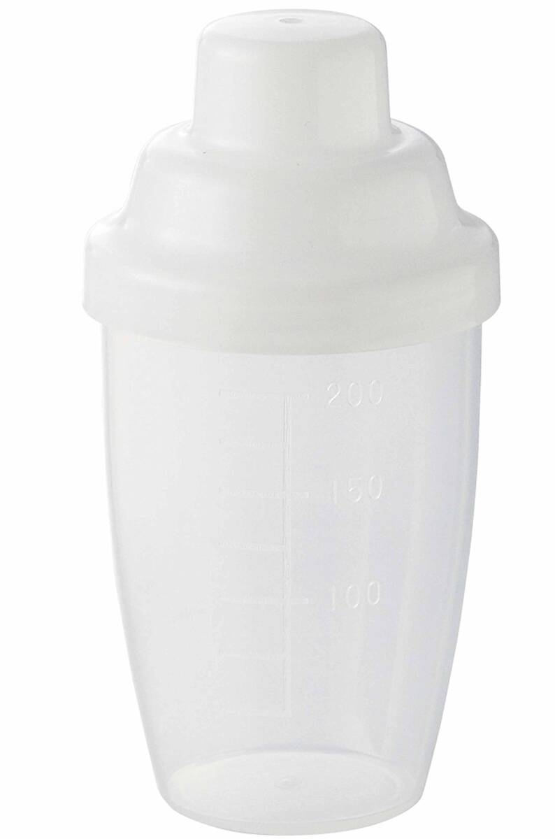 メトリックス(Metrics) シェーカーボトル クリア 小さめ サイズ 200ml (50ml 100ml 150ml 目盛り付き) 日本製拍卖
