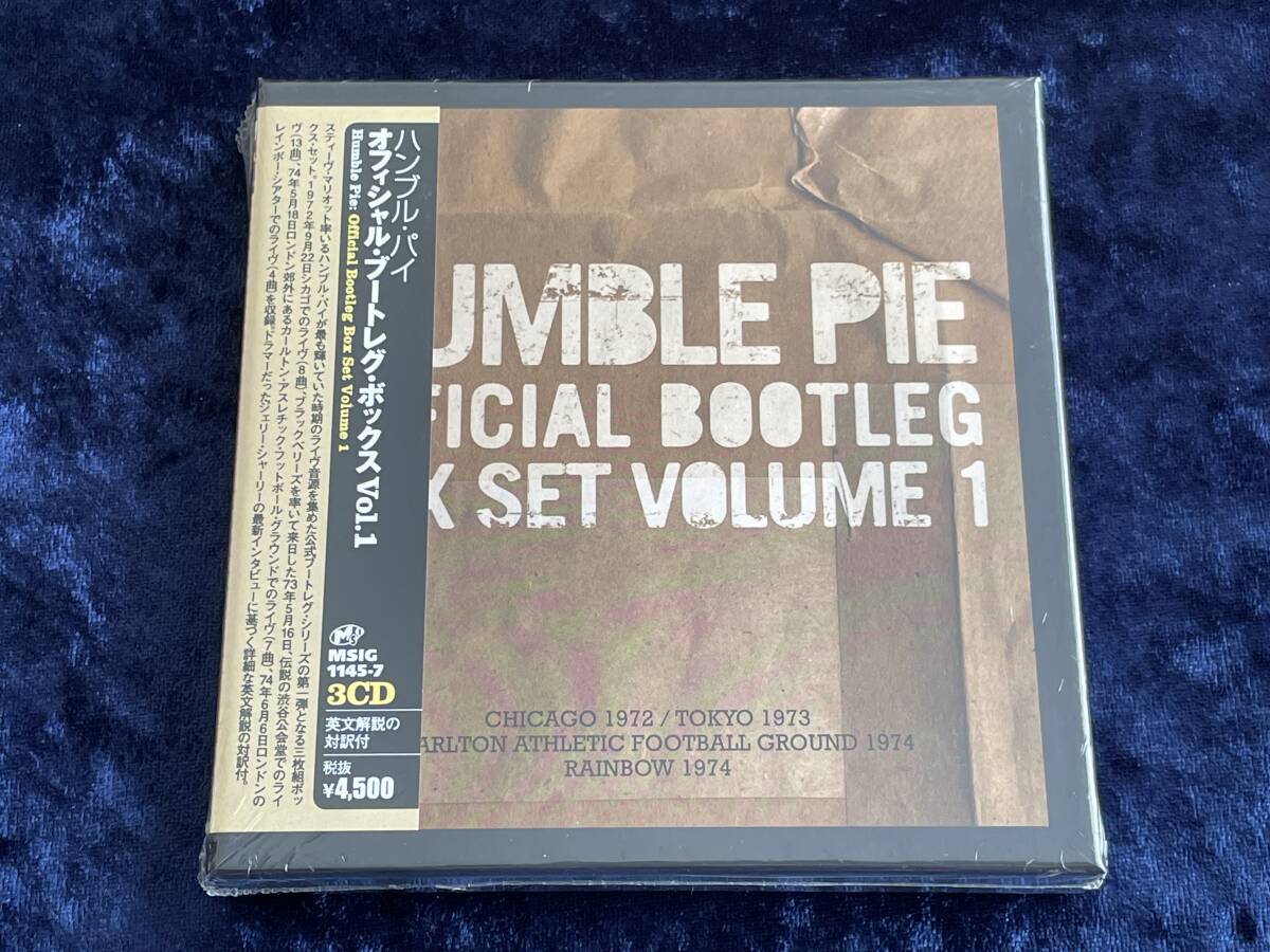 ★新品未開封★ハンブル・パイ★紙ジャケット/3CD/BOXセット/オフィシャル・ブートレグ・ボックス Vol.1/帯付/HUMBLE PIE/OFFICIAL BOOTLEG拍卖