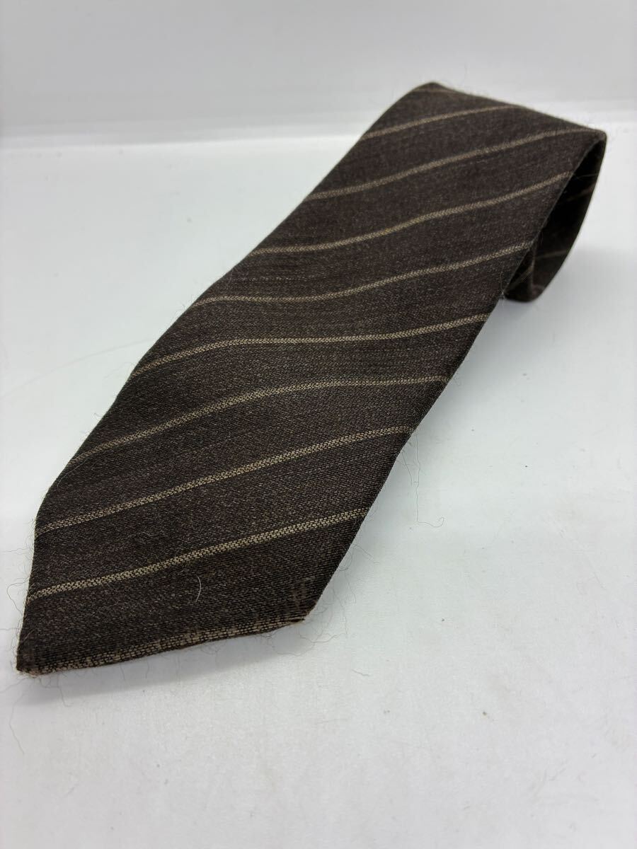 SPALDING スポルディング シルク ウール ネクタイ ストライプ拍卖