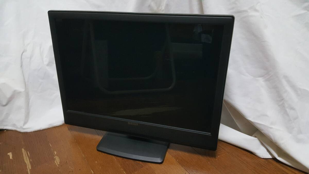 【PC周辺機器】 I-O DATA アイ・オー・データ 22インチ 液晶モニター+地デジTV LCD-DTV221XBR 本体のみ(リモコンなし) 動作確認済み拍卖