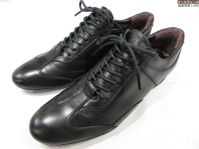 HH 美品 【Otsuka 大塚製靴】 レザー ローカットスニーカー シューズ 紳士靴 (メンズ) size24.5 ブラック ◇30MZA7753◇拍卖