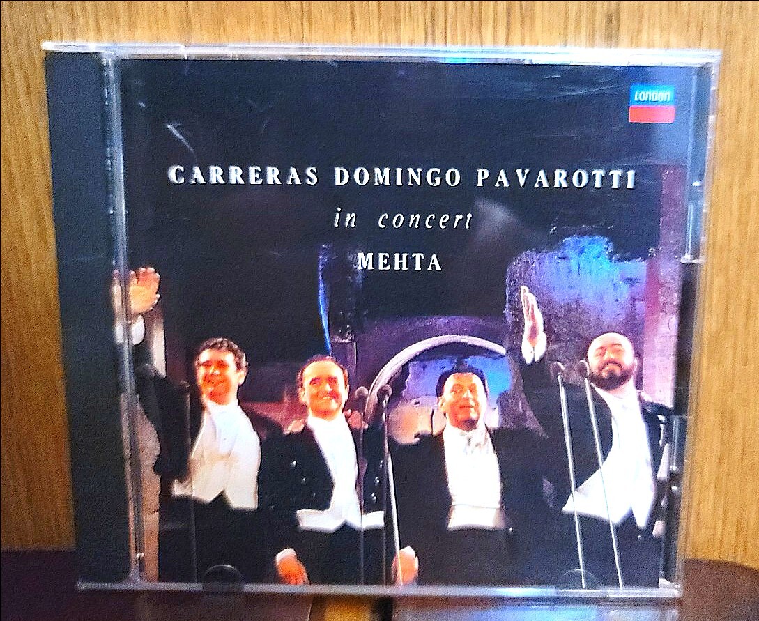 【名盤】3大テノール in コンサート/パヴァロッティ ドミンゴ カレーラス/メータ指揮/1990年ローマライブCD(国内盤)拍卖