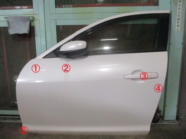 RX-8 SE3P フロントドア 左側 (カラーNo:25D)拍卖