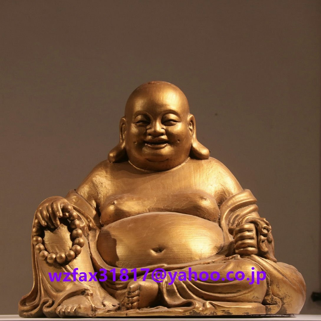 楠木弥勒仏像 楠木塗金彩絵 細工彫刻★仏教古美術★仏像★細密細工★廃寺旧蔵拍卖