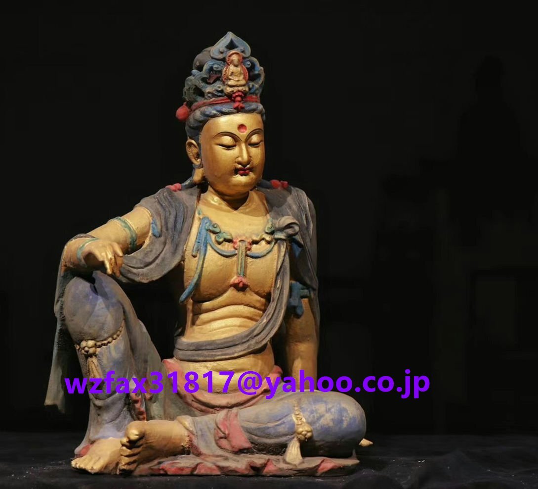 楠木大悲観自在菩薩 楠木細工彫刻★仏教古美術★仏像★細密細工★廃寺旧蔵★廃寺買出品拍卖