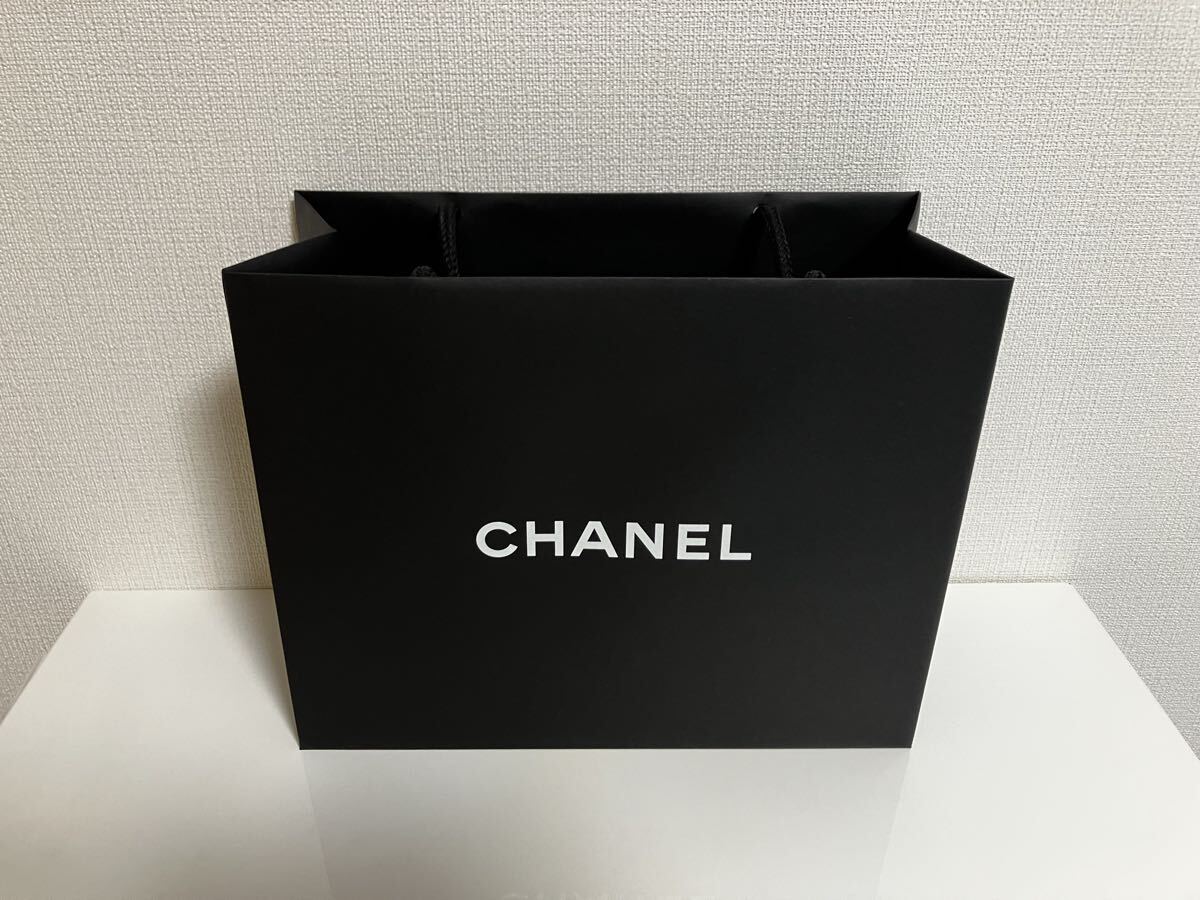 シャネル 新品 中サイズ 紙袋 横30cm 手提げ ショッパー拍卖