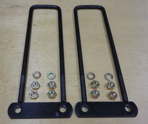 【未使用】Uボルト×2、座金×2、ナット×8、スプリングワッシャー×4 のセット【トラック部品】拍卖