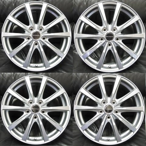 ■USED■ブリヂストンBALMINUM LS10 17インチ 4本セット■1765+40 5H PCD114.3■60プリウス/90ノア.ヴォクシー等■拍卖