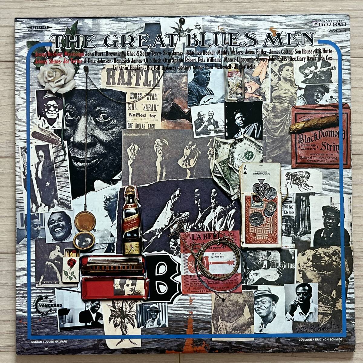 【国内盤/2×Vinyl/12''/Gatefold/Vanguard/GW-203~4/72年盤/with Liner】ブルースの巨人たち ......... //Country Blues,Chicago Blues//拍卖