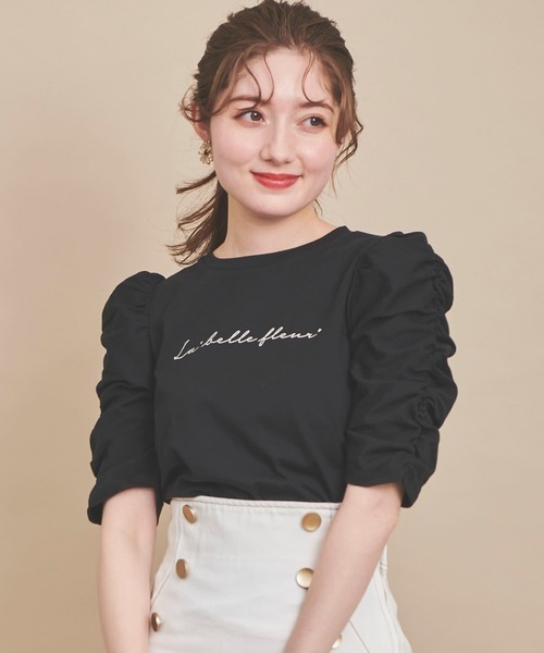 31 sons de mode シャーリングスリーブ ロゴTシャツ拍卖